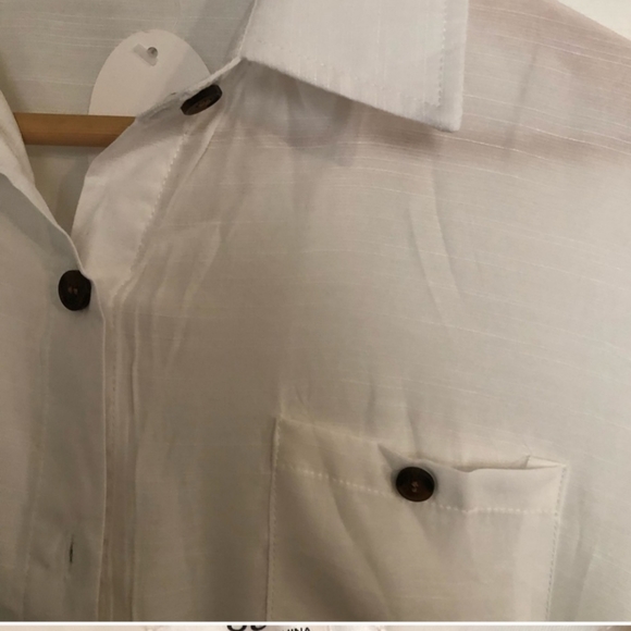 POGTMM Women's Swimsuits Cover ups Shirts Button Down Size Large-g1 - Picture 3 of 4